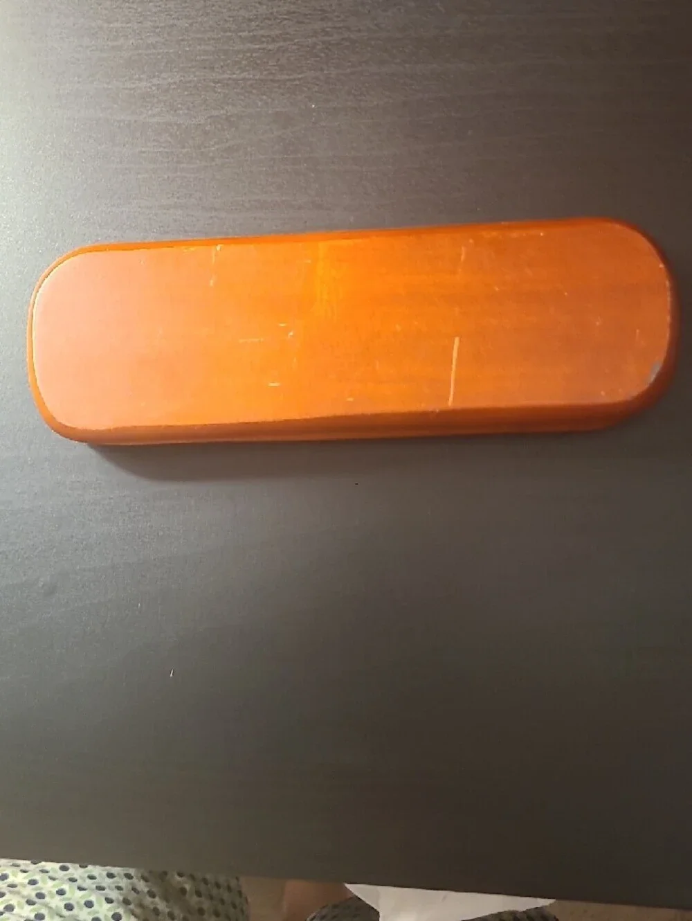 U.S. Army Orange Wood Set Pen and Pencil  With Black Logo Case.